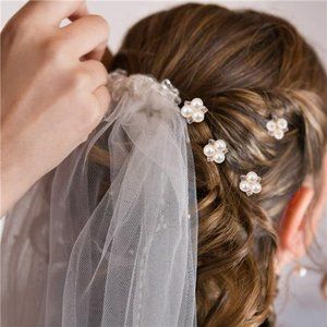 Pearl Hair Pins - Elegant Bridal Hair Accessories